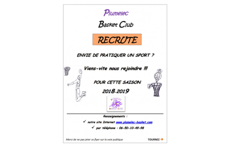 Le PBC recrute /!\